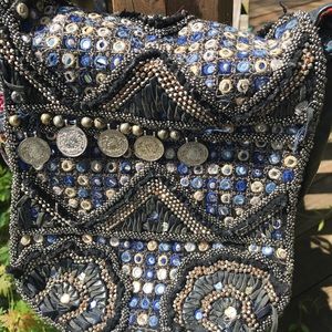 🤩FREE PEOPLE genuine leather hippie boho bag